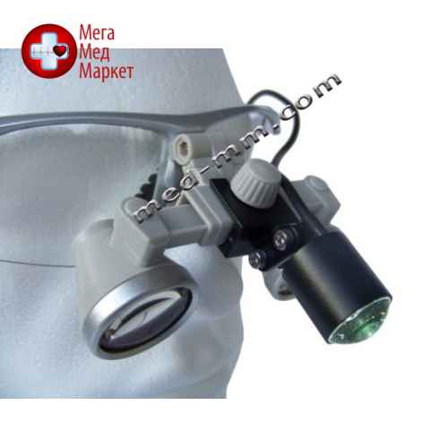 Бинокулярный увеличитель ECMG-2,5x-RD ErgonoptiX микро Галилея с осветителем D-Light micro XL и УФ фильтр